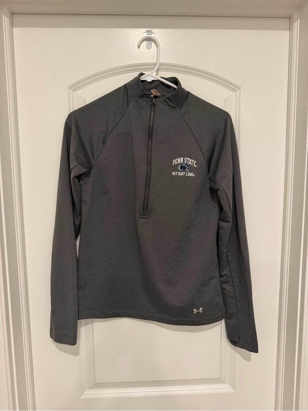 Under Armour Men’s Penn State Quarter-Zip Pullover - Charcoal